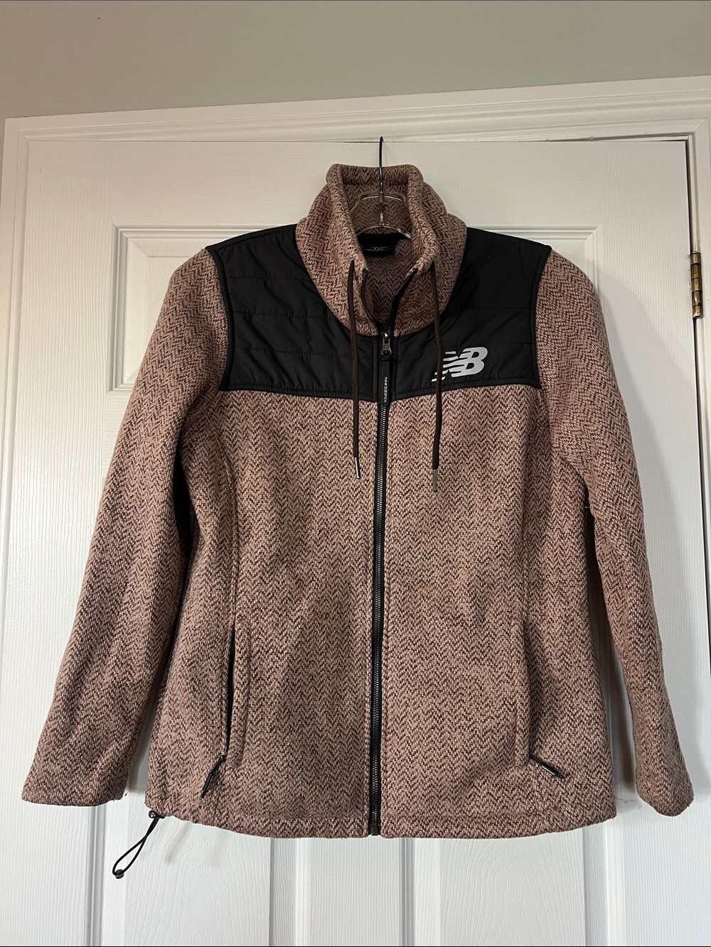 New Balance Women's Brown Heathered Zip Jacket